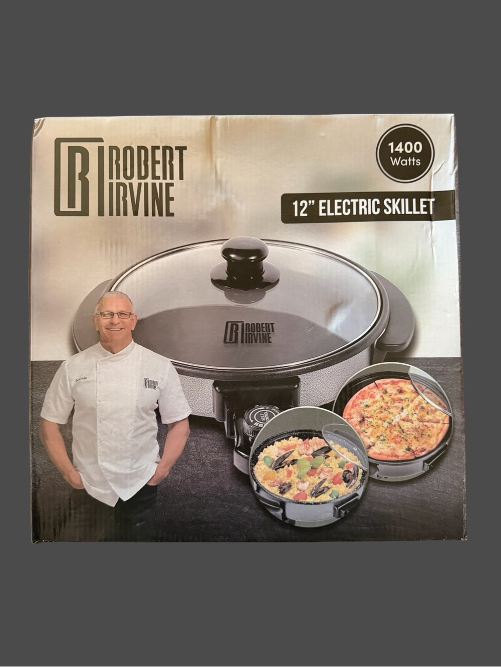 12" Electric Skillet - Black